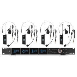 Четири безжични микрофона за глава хедсет / диадема / headset брошка PD524B