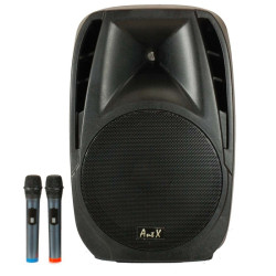 Караоке тонколона 100W RMS NJOY15S + 2 микрофона 