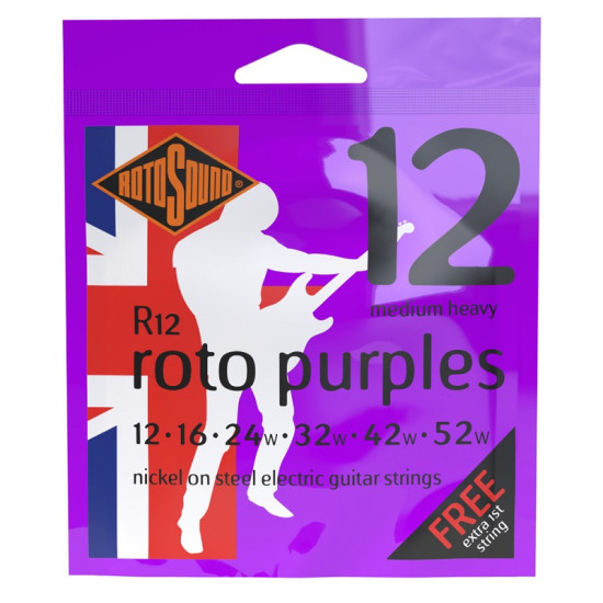 Струни за електрическа китара ROTOSOUND - Модел R12     
