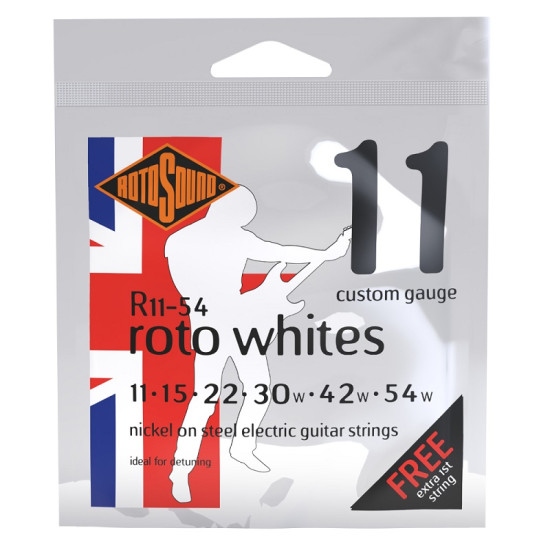 Струни за електрическа китара Rotosound R11-54 Whites Струни за електрическа китара Rotosound R11-54 Whites