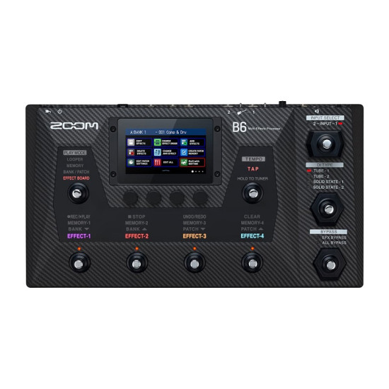 Ефект за бас китара Zoom B6 процесор Ефект за бас китара Zoom B6 процесор