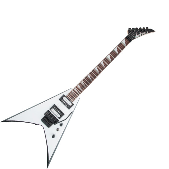 Електрическа китара Series King V™ JS32 White with Black Bevels by Jackson 