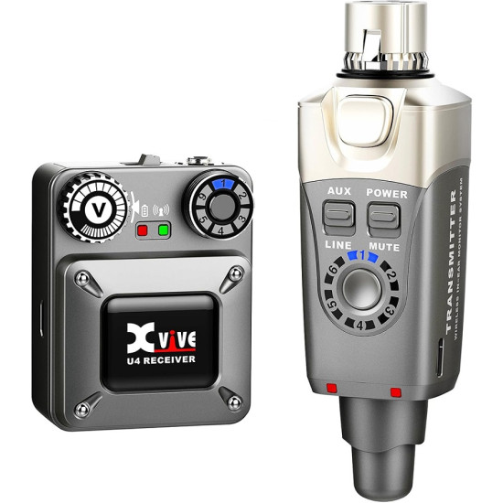 Безжичен адаптер за слушалки XLR / жак Xvive U4 Безжичен адаптер за слушалки XLR / жак Xvive U4