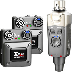 Двоен безжичен адаптер система за слушалки Xvive U4R2