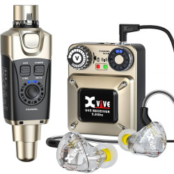 Безжичен адаптер мониторинг система Xvive U45Т9 + слушалки
