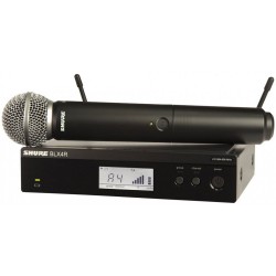 Вокален безжичен микрофон SHURE BLX24RE/SM58-H8E