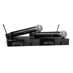Двоен безжичен микрофон вокални в система SM58 SHURE SLXD24DE/SM58-S50