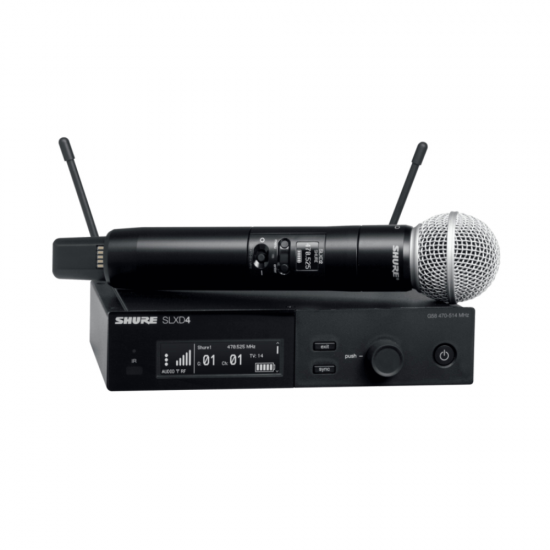 Вокален безжичен микрофон с SM58 SHURE SLXD24E/SM58-H56 