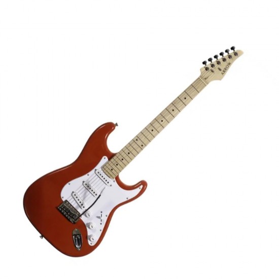 Електрическа китара Arrow ST 111 Diamond Red Maple/White by LAUDA AUDIO