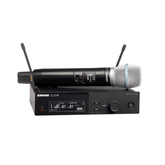 Безжичен вокален микрофон Beta 87C SHURE SLXD24E/B87C 