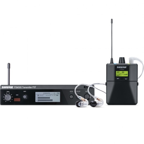 Дигитална мониторинг система със слушалки SHURE PSM300SE215CL-Q25 Professional 