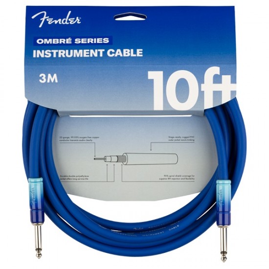 Инструментален кабел Fender OMBRE INSTRUMENT CABLE BLB 3 метра