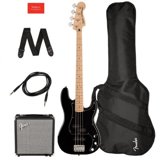 Бас китара комплект Fender Squier Affinity Precision Bass Pack MN