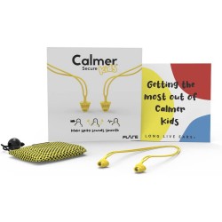 Тапи за уши звукоредуциращи Flare Calmer Kids Secure, силиконови/жълти