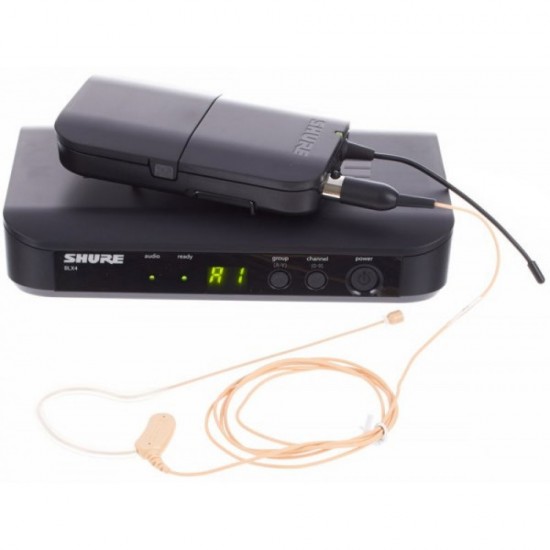 Безжичен микрофон хедсет / head set / за глава SHURE BLX14E/MX53-K3E 