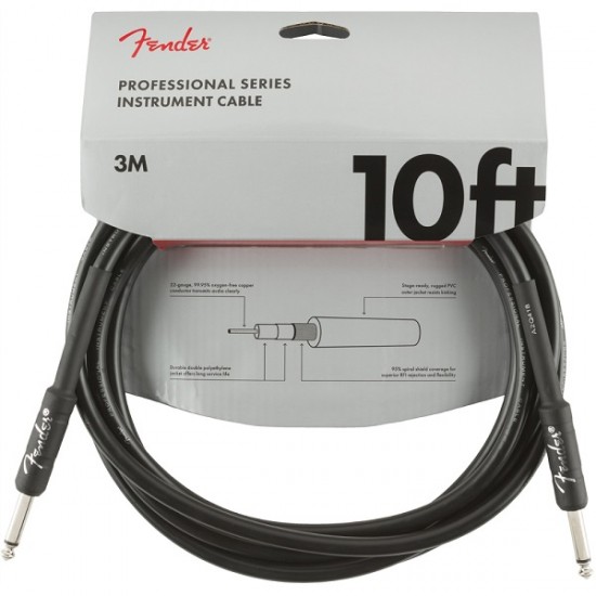 Инструментален кабел 3 метра Fender Professional Instrument Cable