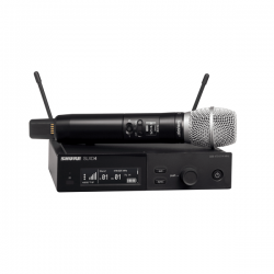 Дигитален безжичен микрофон Shure със SM86 SLXD24E/SM86 
