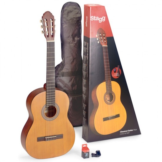Класическа китара Stagg 4/4 C440 M-NAT- PACK комплект