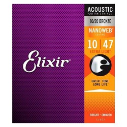 Струни за акустична китара 80/20 11002 by ELIXIR 