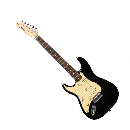 Eлектрическа китара за лява ръка SES−30 BK LH by Stagg
