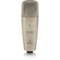 Студиен кондензаторен микрофон BEHRINGER C1-U с USB