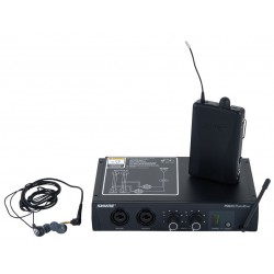 Безжична система мониторна SHURE PSM200 + слушалки SE112 in-ear