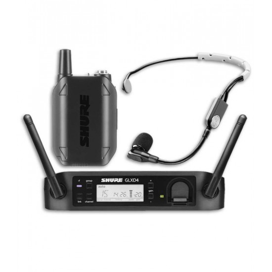 Дигитална безжична система с микрофон за глава GLXD14E/SM35-Z2 