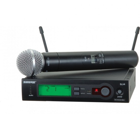 Безжичен микрофон SHURE SLX24E/SM58