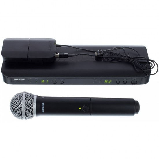 Безжичен микрофон SHURE BLX1288E/CVL комбиниран 