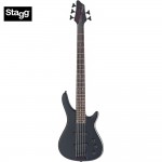 Електрическа бас китара STAGG - Модел BC300/5-BK фюжън 5 струни