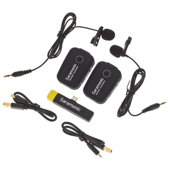 Мобилен безжичен микрофон Type-C Blink500 B6 Saramonic за телефони 2 броя тип брошка