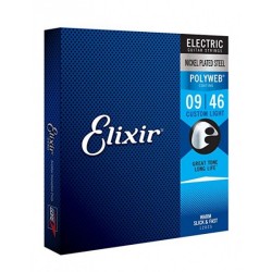 Струни за електрическа китара ELIXIR 12025 Custom Light 09-46