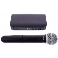 Вокален безжичен микрофон SHURE - Модел BLX24E/PG58-K3E   