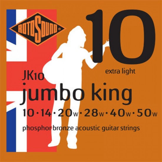 Струни за акустична китара ROTOSOUND - Модел JK10     