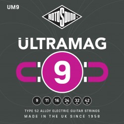  Струни за електрическа китара Ultramag UM9 6-струнна 