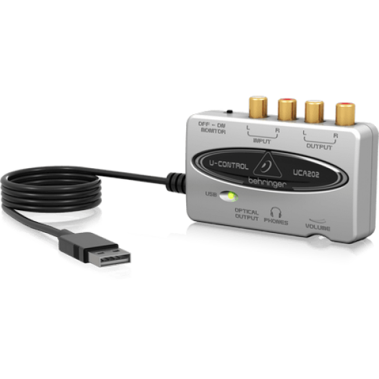 Аудио интерфейс UCA202 / U-Control Compact USB/Audio Interface by Behringer 