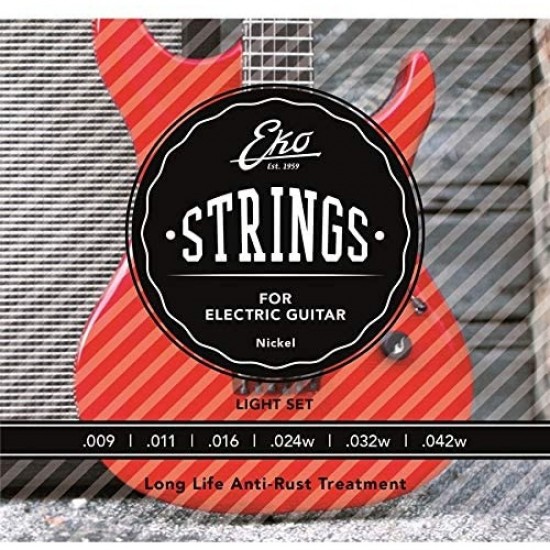 Струни за електрическа китара 09-42 Light EKO STRINGS 