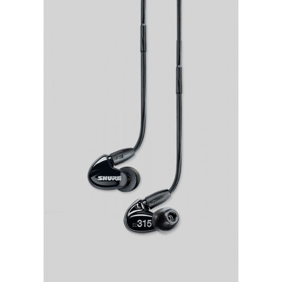 Слушалки in ear ин иър SHURE - Модел SE315-K