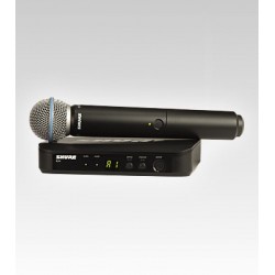 Вокален безжичен микрофон SHURE - Модел BLX24E/B58-K3E 