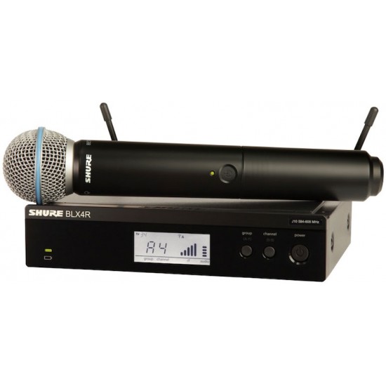 Вокален безжичен микрофон SHURE - Модел BLX24RE/B58   