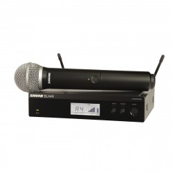 Вокален безжичен микрофон SHURE - Модел BLX24RE/PG58   