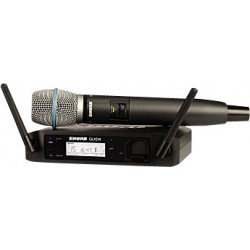 Дигитален вокален безжичен кондензаторен микрофон SHURE - Модел GLXD24E/BETA87A-Z2 