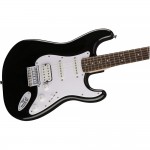  Електрическа китара Squier Bullet Stratocaster Electric Guitar HSS FAT Black w/ Tremolo
