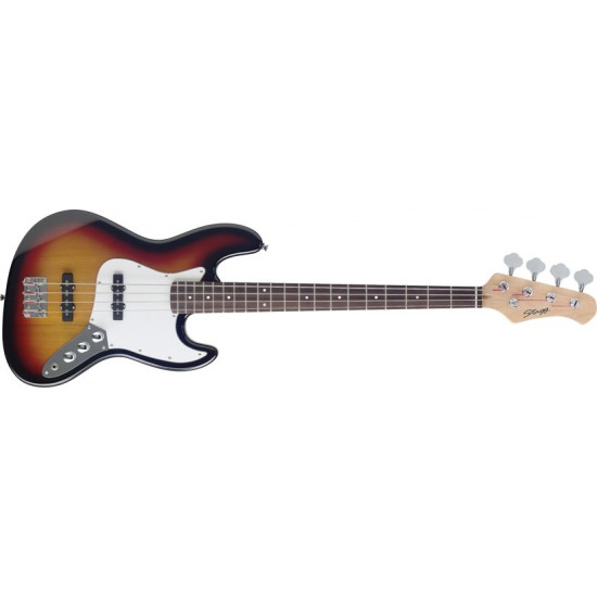 Стандартна електрическа джаз бас китара STAGG - Модел B300-SB 4 струни