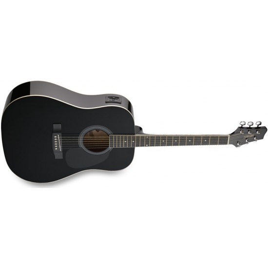 Електро-акустична китара STAGG - Модел SW201BK-VT
