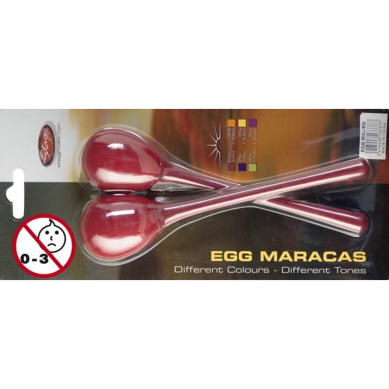 Маракаси тип яйце с дръжка чифт STAGG - Модел EGG-MA L/RD  