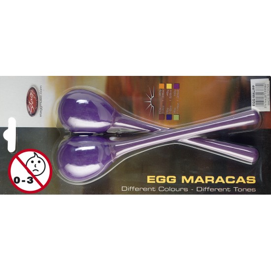 Маракаси тип яйце с дръжка чифт STAGG - Модел EGG-MA L/PP  
