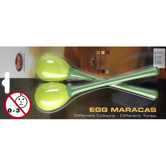 Маракаси тип яйце с дръжка чифт STAGG - Модел EGG-MA L/GR   