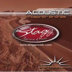 Струни за акустична китара 12 STAGG - Модел AC-12ST-PH     