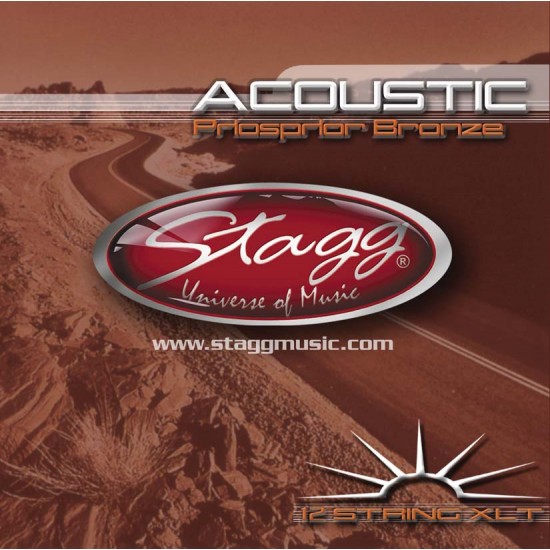 Струни за акустична китара 12 STAGG - Модел AC-12ST-PH     